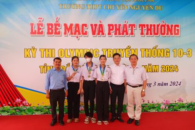 Kết quả Kỳ thi Olympic truyền thống 10/3 tỉnh Đắk Lắk lần thứ VII, năm 2024