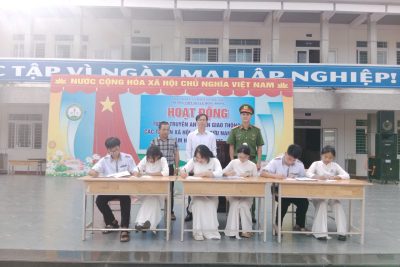 Hoạt động tuyên truyền Luật An toàn giao thông, phòng chống tệ nạn xã hội, phòng cháy chữa cháy và cứu nạn cứu hộ năm học 2025 – 2026