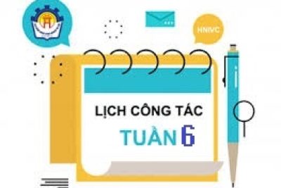Lịch công tác tuần 6, năm học 2025 – 2026