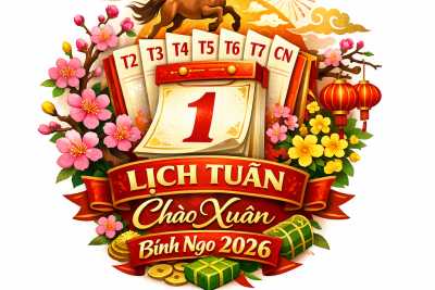 Lịch công tác tuần 22, năm học 2025 – 2026