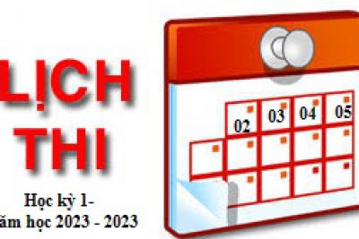 KẾ HOẠCH KIỂM TRA CUỐI HỌC KỲ 1, NĂM HỌC 2023 – 2024