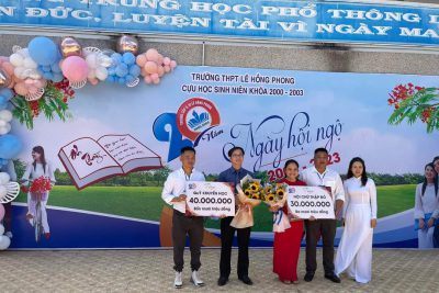 THƯ CẢM ƠN ANH CHỊ CỰU HỌC SINH NIÊN KHÓA 2003 – 2023