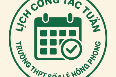Lịch công tác tuần 35 và tuần 36, năm học 2025 – 2026